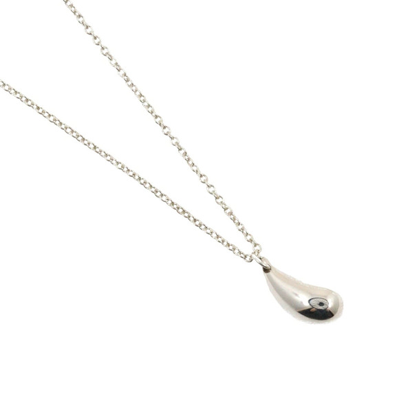 Tiffany Co Teardrop Necklace Sterling Silver